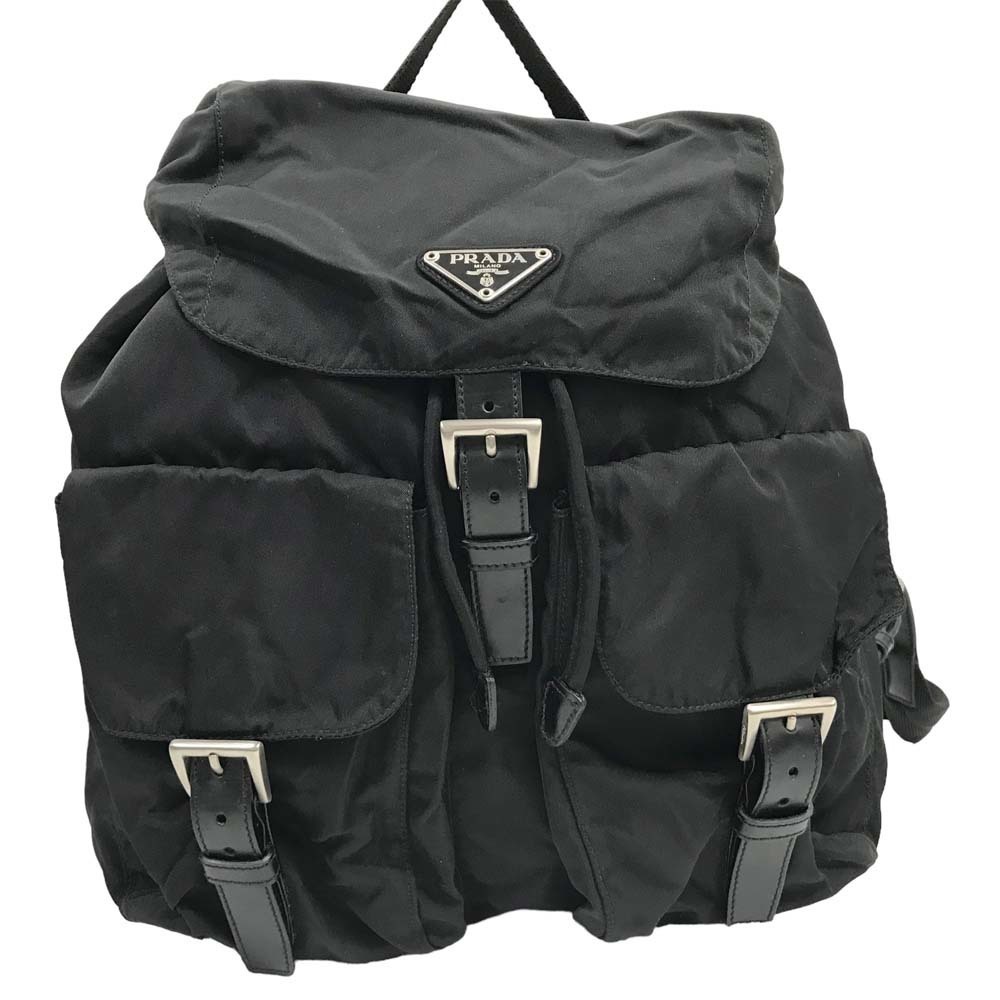 Prada Backpack Nylon Black Lightweight Durable Ru… - image 2